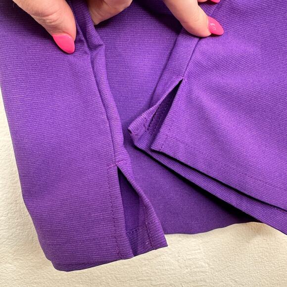 Figs Casma Three Pocket Technical Scrub Top Ultraviolet Purple Womens XS - Picture 9 of 16
